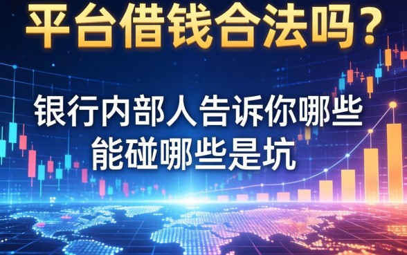 平台借钱合法吗？银行内部人告诉你哪些能碰哪些是坑