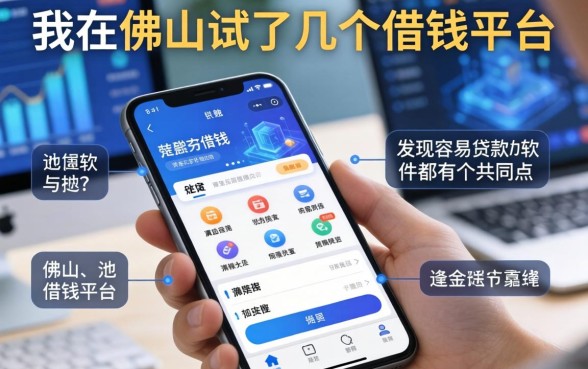 我在佛山试了几个借钱平台，发现容易贷款的软件都有个共同点