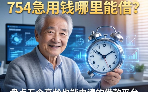 75岁老人急用钱哪里能借？盘点五个高龄也能申请的借款平台