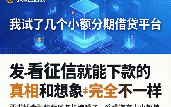 我试了几个小额分期借钱平台，发现不看征信就能下款的真相和想象中完全不一样