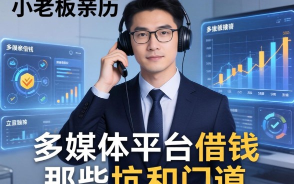 小老板亲历：多媒体平台借钱那些坑和门道
