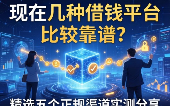 现在有几种借钱平台比较靠谱？精选五个正规渠道实测分享