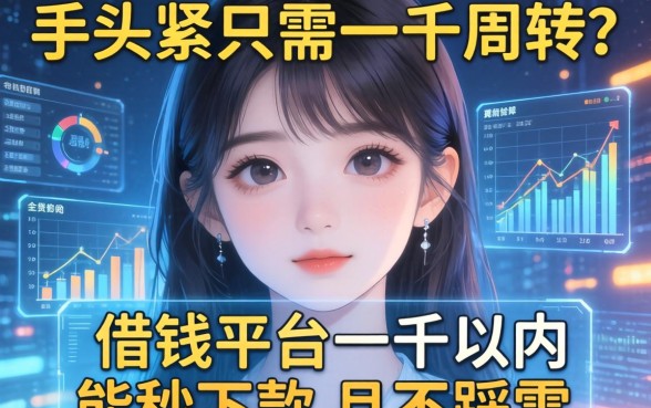 手头紧只需一千周转？哪些借钱平台一千以内能秒下款且不踩雷？