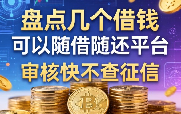 盘点几个借钱可以随借随还的平台，审核快不查征信