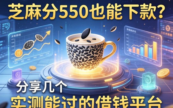 芝麻分550也能下款？分享几个实测能过的借钱平台