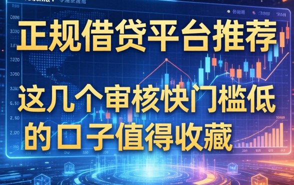 正规借钱平台推荐：这几个审核快门槛低的口子值得收藏