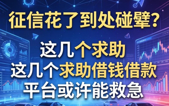 征信花了到处碰壁？这几个求助借钱借款平台或许能救急