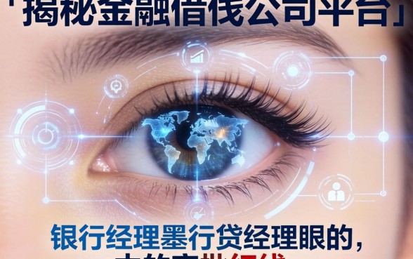 揭秘金融借钱公司平台：银行经理眼中的审批红线