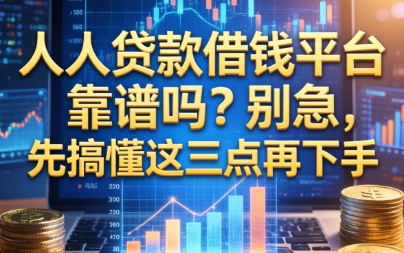人人贷款借钱平台靠谱吗？别急，先搞懂这三点再下手
