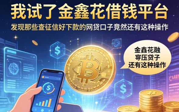 我试了金鑫花借钱平台，发现那些不查征信好下款的网贷口子竟然还有这种操作