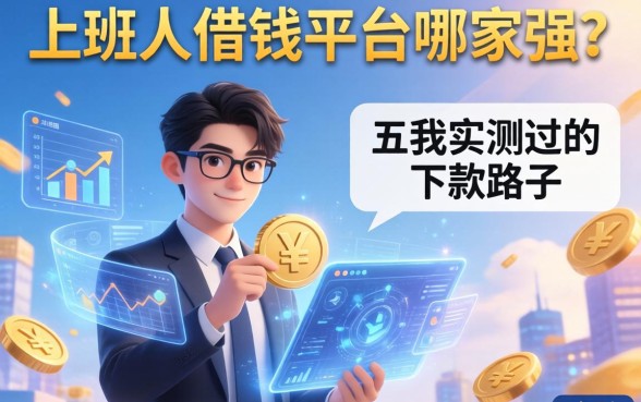 上班人借钱平台哪家强？分享五个我实测过的下款路子