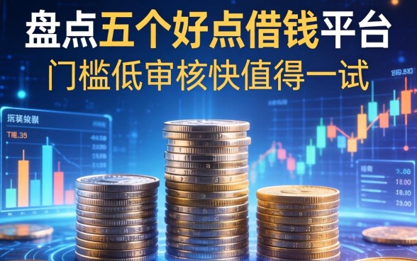 盘点五个好点借钱平台，门槛低审核快值得一试