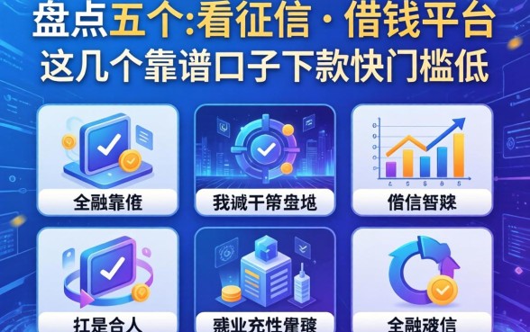盘点五个不看征信的借钱平台，这几个靠谱口子下款快门槛低