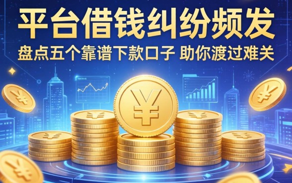 平台借钱纠纷频发，盘点五个靠谱下款口子助你渡过难关