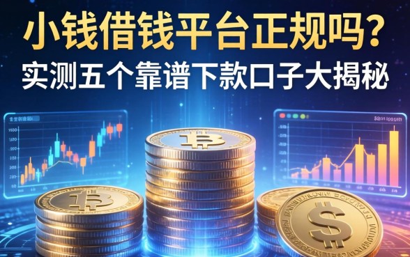 小钱借钱平台正规吗？实测五个靠谱下款口子大揭秘