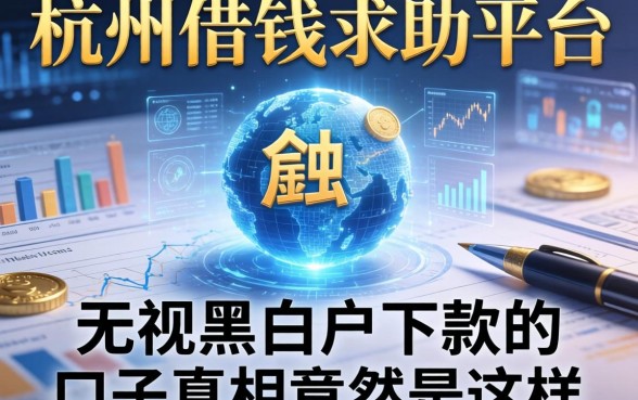 我翻遍了杭州借钱求助平台，发现无视黑白户下款的口子真相竟然是这样
