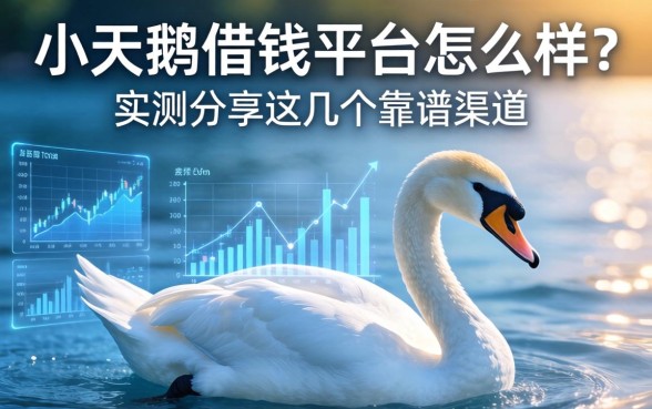 小天鹅借钱平台怎么样？实测分享这几个靠谱渠道