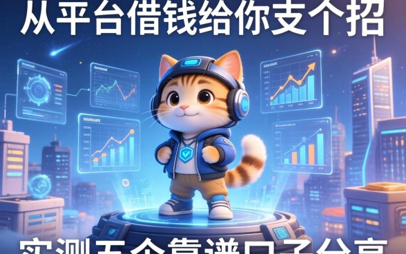 手里紧想从平台借钱给你支个招，实测五个靠谱口子分享