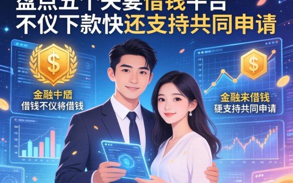 盘点五个夫妻借钱平台，不仅下款快还支持共同申请