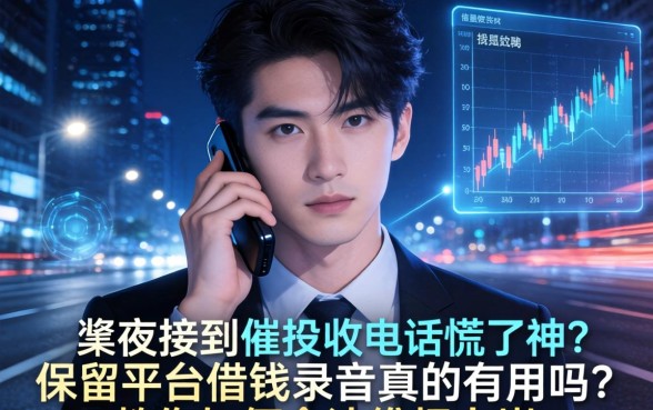 深夜接到催收电话慌了神？保留平台借钱录音真的有用吗？教你如何合法维权上岸
