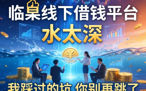 临泉线下借钱平台水太深，我踩过的坑你别再跳了