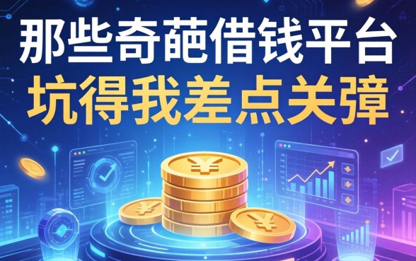 那些奇葩的借钱平台，坑得我差点关张