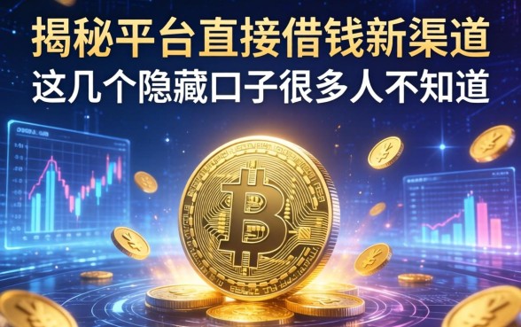 揭秘平台直接借钱新渠道，这几个隐藏口子很多人不知道