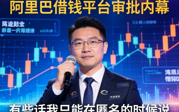 阿里的借钱平台审批内幕：有些话我只能在匿名时候说