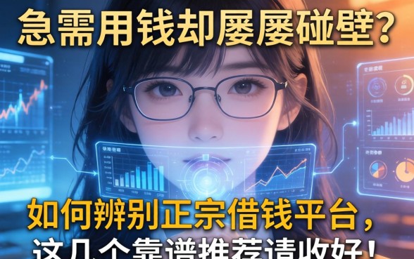 急需用钱却屡屡碰壁？如何辨别正宗的借钱平台，这几个靠谱推荐请收好！
