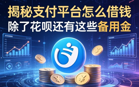 揭秘支付平台怎么借钱，除了花呗还有这些备用金