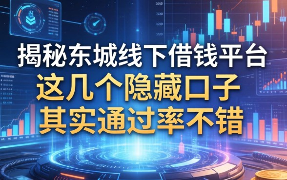揭秘东城线下借钱平台：这几个隐藏口子其实通过率不错