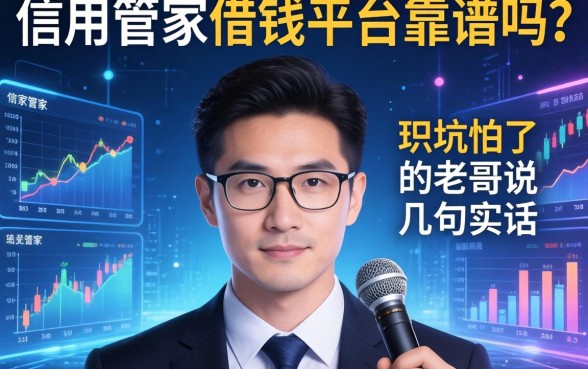 信用管家借钱平台靠谱吗？一个被坑怕了的老哥说几句实话