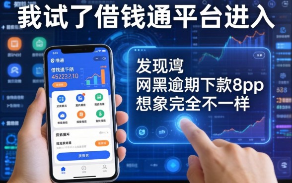 我试了借钱通平台进入，发现网黑逾期下款app和想象中完全不一样