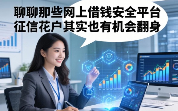 聊聊那些网上借钱安全平台，征信花户其实也有机会翻身