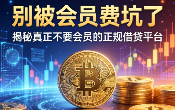 别被会员费坑了:揭秘真正不要会员的正规借钱平台