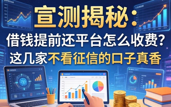 实测揭秘：借钱提前还平台怎么收费？这几家不看征信的口子真香
