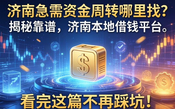 济南急需资金周转哪里找？揭秘靠谱的济南本地借钱平台，看完这篇不再踩坑！