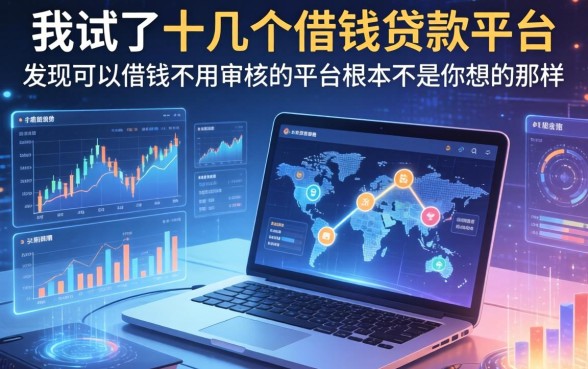 我试了十几个借钱贷款的平台，发现可以借钱不用审核的平台根本不是你想的那样