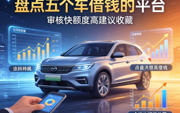 盘点五个有车借钱的平台，审核快额度高建议收藏