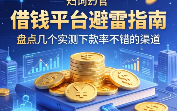 借钱平台避雷指南：盘点几个实测下款率不错的渠道