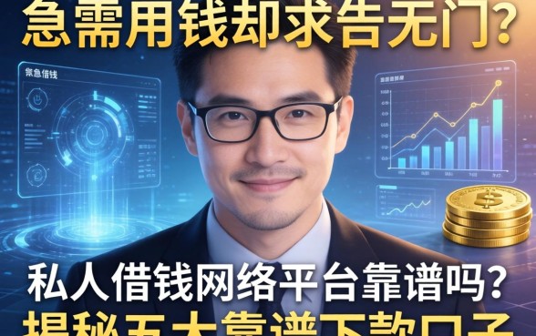 急需用钱却求告无门？私人借钱网络平台靠谱吗？揭秘五大靠谱下款口子
