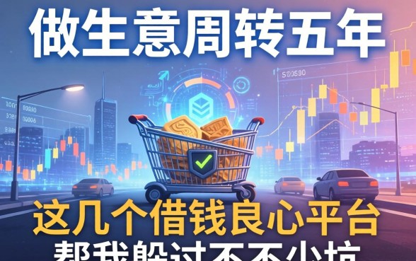 做生意周转五年，这几个借钱良心平台帮我躲过不少坑