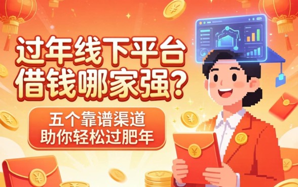 过年线下平台借钱哪家强？五个靠谱渠道助你轻松过肥年