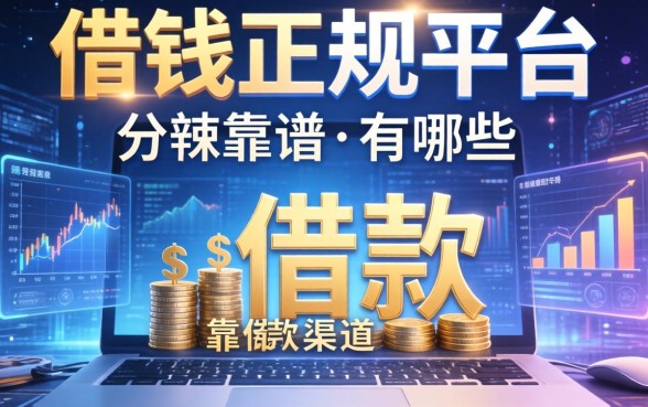 借钱的正规平台有哪些，分享几个靠谱的借款渠道