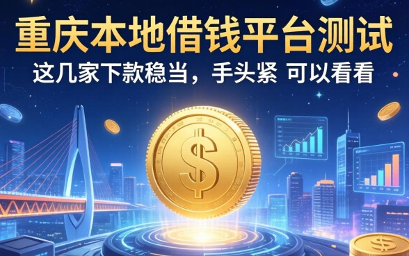 重庆本地借钱平台实测：这几家下款稳当，手头紧的可以看看