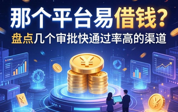 那个平台易借钱？盘点几个审批快通过率高的渠道