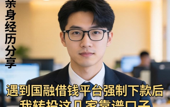亲身经历分享：遇到国融借钱平台强制下款后，我转投这几家靠谱口子