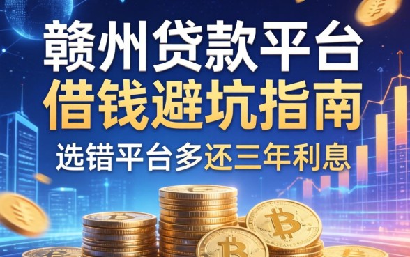 赣州贷款平台借钱避坑指南：选错平台多还三年利息