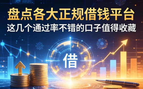 盘点各大正规借钱平台：这几个通过率不错的口子值得收藏