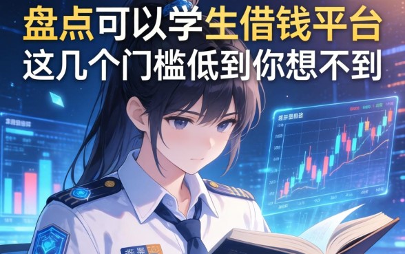 盘点可以学生借钱的平台，这几个门槛低到你想不到